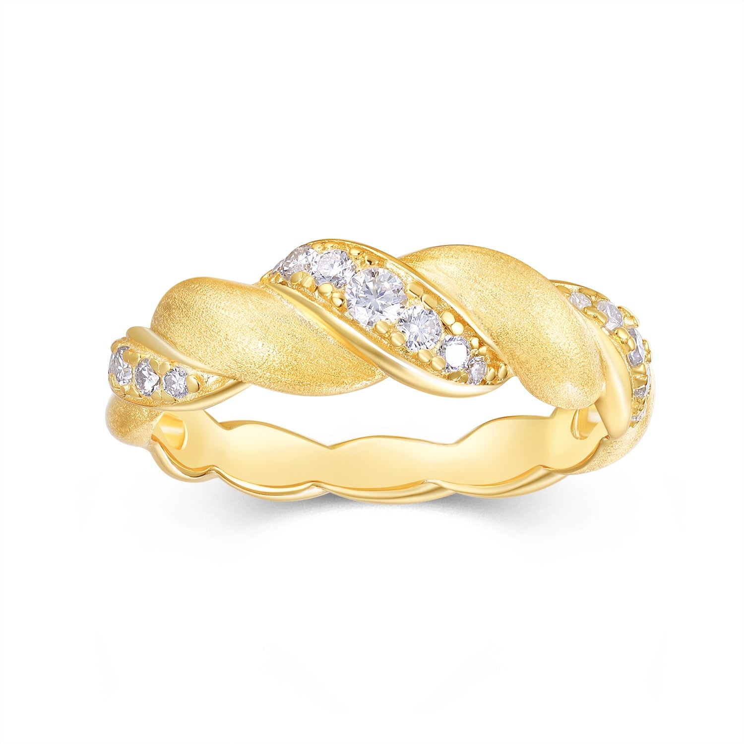 Engraved With Top-quality Moissanite, This Luxurious And Fashionable Minimalist Jewelry Set Features Silver Pieces Electroplated With Gold.