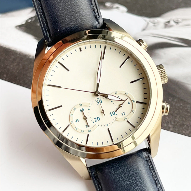 Multifunktionale Business-Quartz-Uhr mit großem Zifferblatt, trendig und vielseitig für jeden Anlass